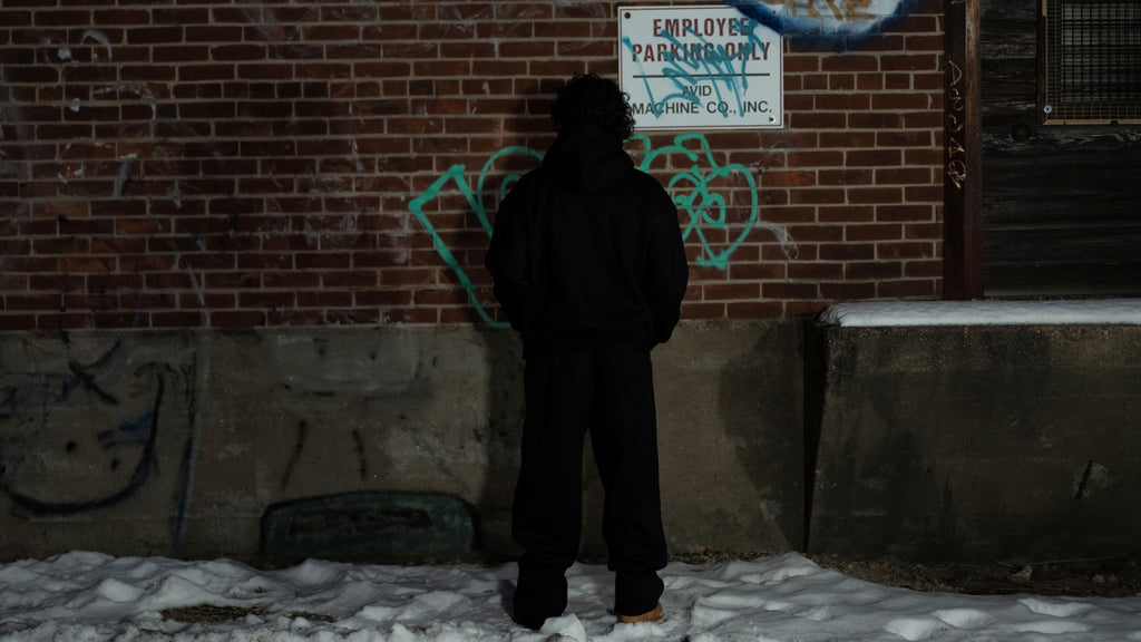 All Is Iris Sweatsuit - Black