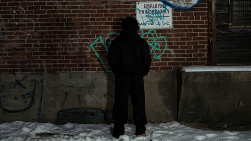 All Is Iris Sweatsuit - Black