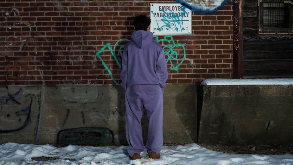 All Is Iris Sweatsuit - Purple