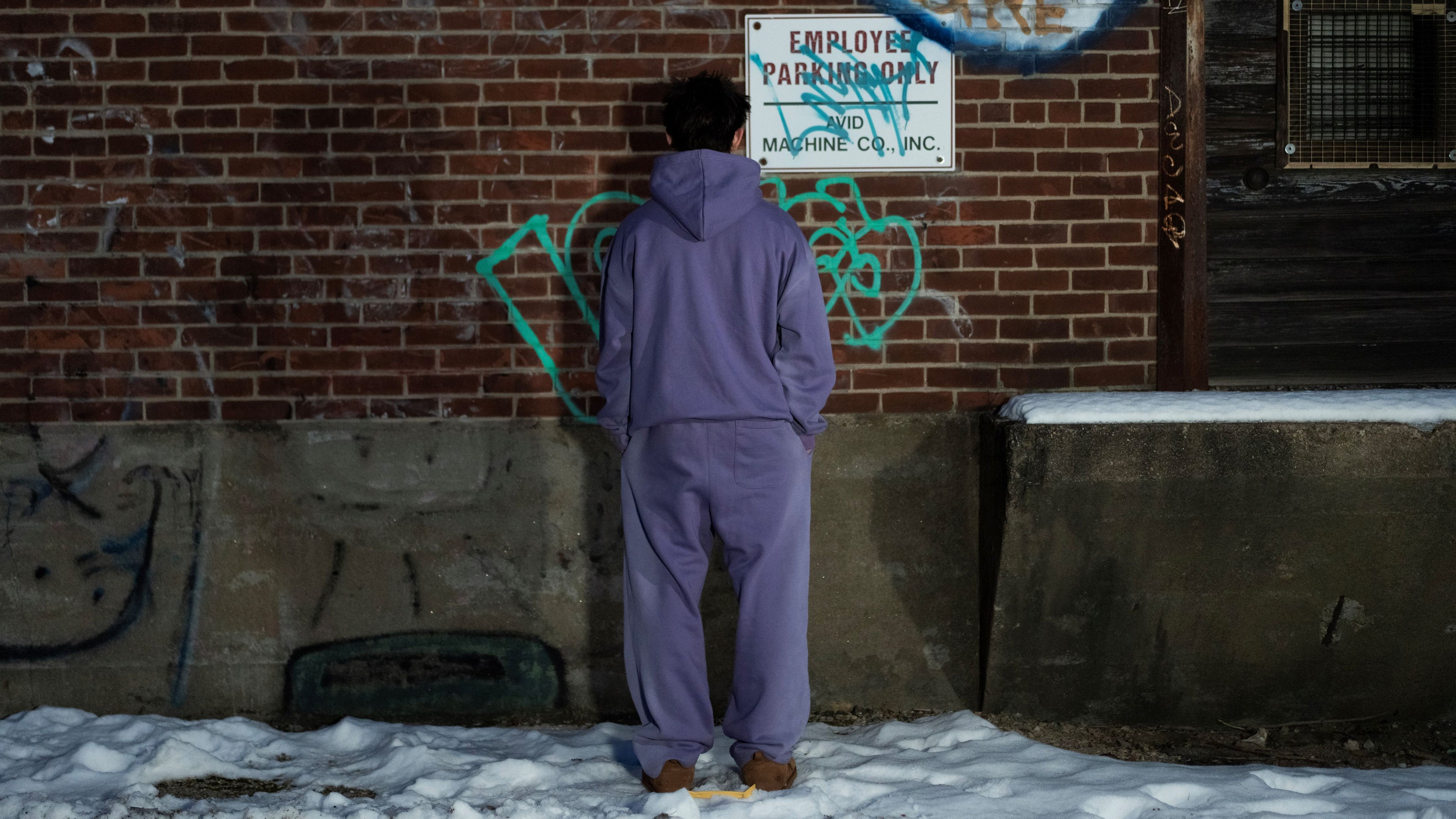 All Is Iris Sweatsuit - Purple