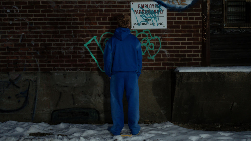 All Is Iris Sweatsuit - Blue