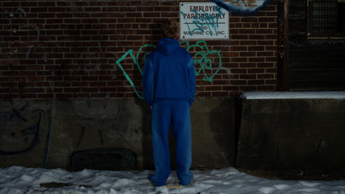 All Is Iris Sweatsuit - Blue