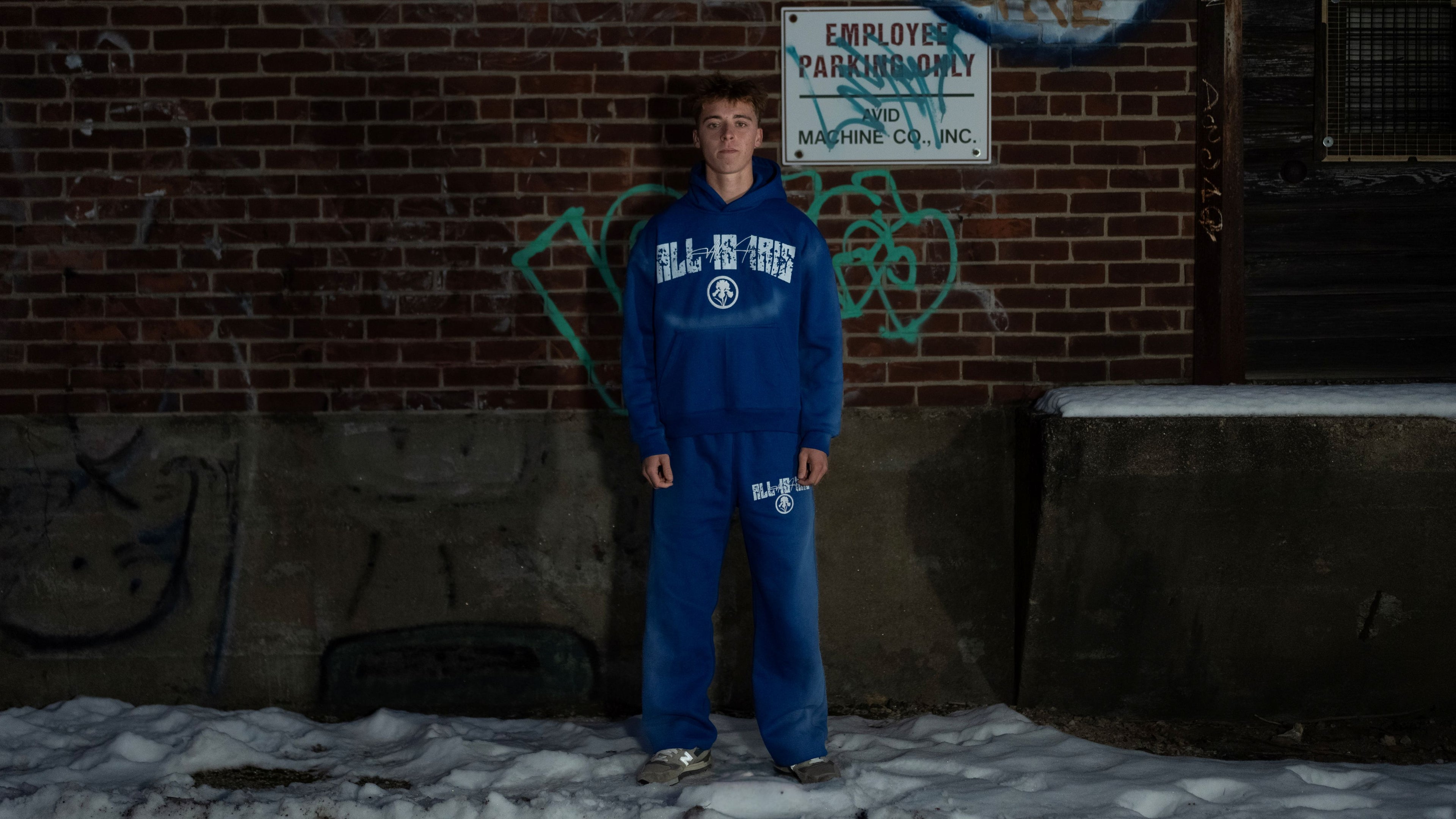 All Is Iris Sweatsuit - Blue