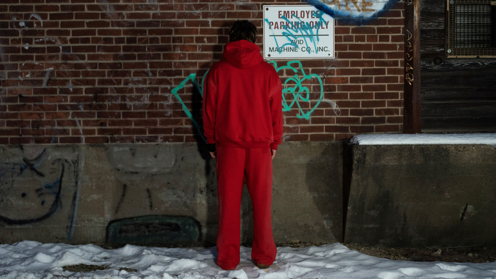 All Is Iris Sweatsuit - Red