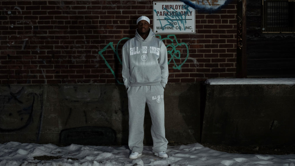All Is Iris Sweatsuit - Grey