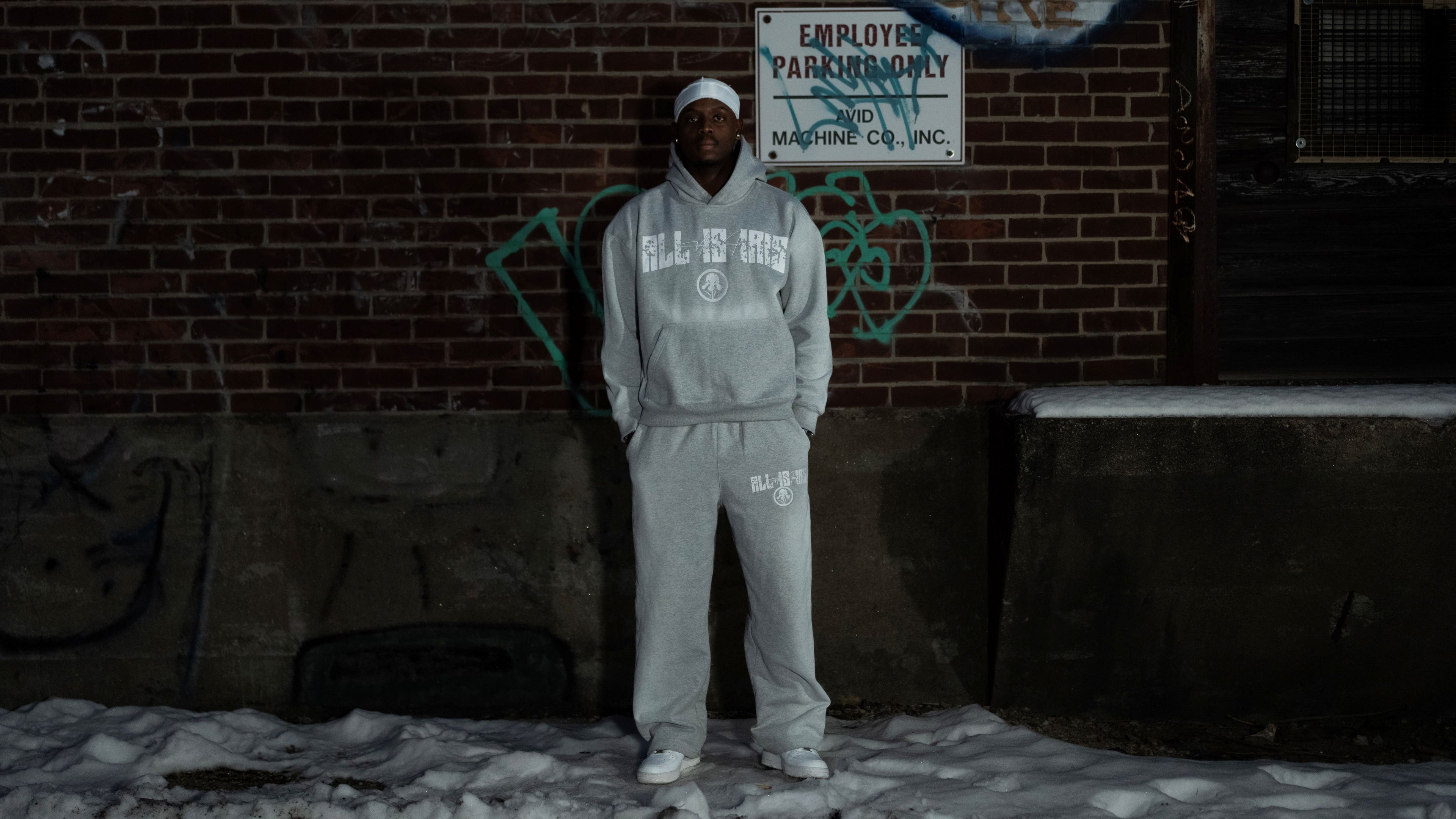 All Is Iris Sweatsuit - Grey