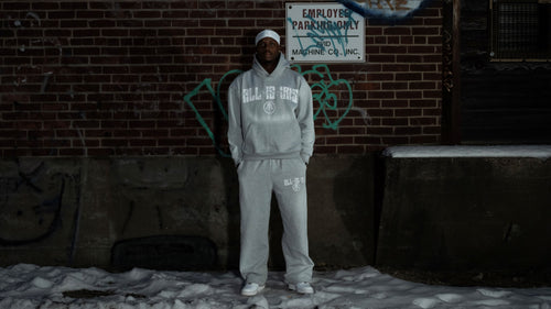 All Is Iris Sweatsuit - Grey